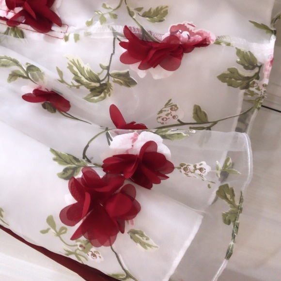 Red Baby Girl Dress - Picture 7 of 8